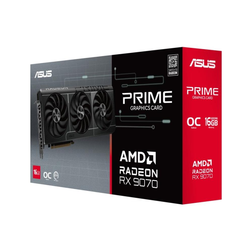 ASUS - Prime -RX9070-O16G AMD Radeon RX 9070 16 GB GDDR6
