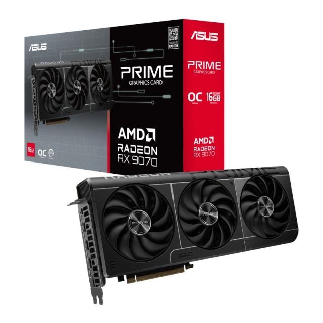 ASUS - Prime -RX9070-O16G AMD Radeon RX 9070 16 GB GDDR6