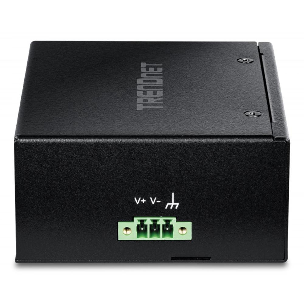 Trendnet - TI-PELC80 switch No administrado Fast Ethernet (10/100) Energía sobre Ethernet (PoE) Negro