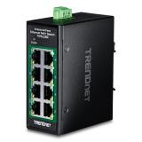 Trendnet - TI-PELC80 switch No administrado Fast Ethernet (10/100) Energía sobre Ethernet (PoE) Negro