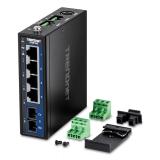 Trendnet - TI-G51SC switch No administrado Gigabit Ethernet (10/100/1000) Negro