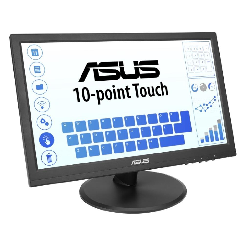 ASUS - Touch VT169HE pantalla para PC 39,6 cm (15.6") 1920 x 1080 Pixeles Full HD LED Pantalla táctil Mesa Negro