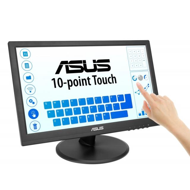 ASUS - Touch VT169HE pantalla para PC 39,6 cm (15.6") 1920 x 1080 Pixeles Full HD LED Pantalla táctil Mesa Negro