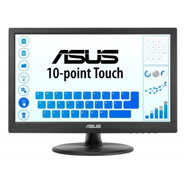 ASUS - Touch VT169HE pantalla para PC 39,6 cm (15.6") 1920 x 1080 Pixeles Full HD LED Pantalla táctil Mesa Negro