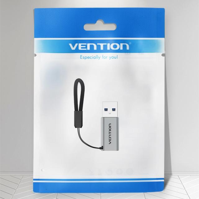 Vention - Adaptador USB 3.0 CDPH0/ USB Macho - USB Tipo-C Hembra