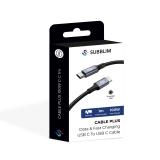 SUBBLIM - CABLE PLUS 100W C-C 1m BLACK