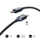 SUBBLIM - CABLE OPTIMUS 60W C-C 2m BLACK