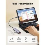 Ugreen - CM511 5-in-1 Adapter USB-C Hub to 3x USB3.0 + HDMI + TF/SD Gray