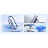 Ugreen - 20956A hub de interfaz USB Tipo C 5000 Mbit/s Plata