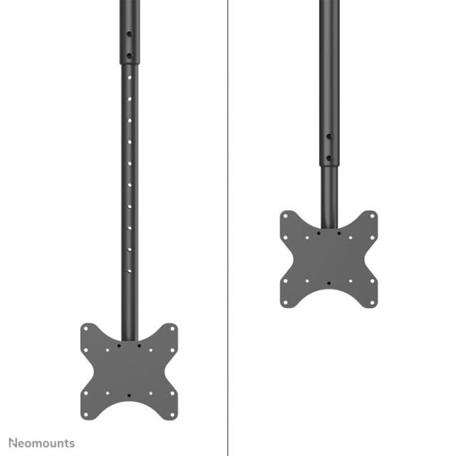 Neomounts - CL35-340BL12 Soporte de techo para monitor/TV 23-42" - alt. 106-156 cm