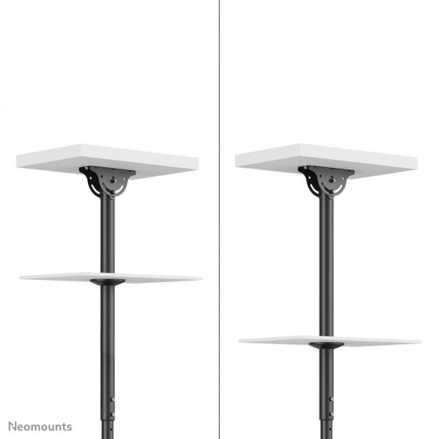 Neomounts - CL35-340BL12 Soporte de techo para monitor/TV 23-42" - alt. 106-156 cm