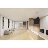 Neomounts - CL35-340BL12 Soporte de techo para monitor/TV 23-42" - alt. 106-156 cm