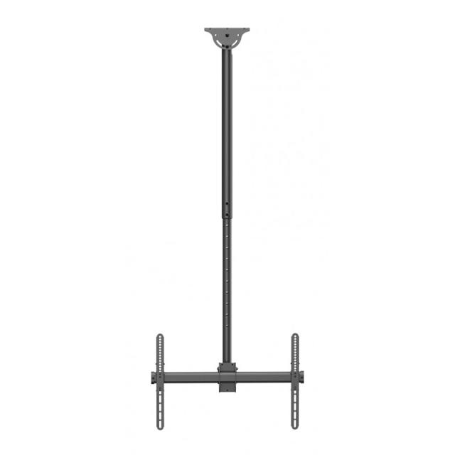 Neomounts - CL35-440BL16L Soporte de techo para monitor/TV 37-70" - alt. 106-156 cm