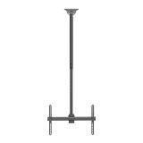 Neomounts - CL35-440BL16L Soporte de techo para monitor/TV 37-70" - alt. 106-156 cm