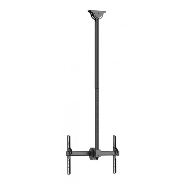 Neomounts - CL35-440BL16L Soporte de techo para monitor/TV 37-70" - alt. 106-156 cm