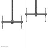 Neomounts - CL35-440BL16L Soporte de techo para monitor/TV 37-70" - alt. 106-156 cm