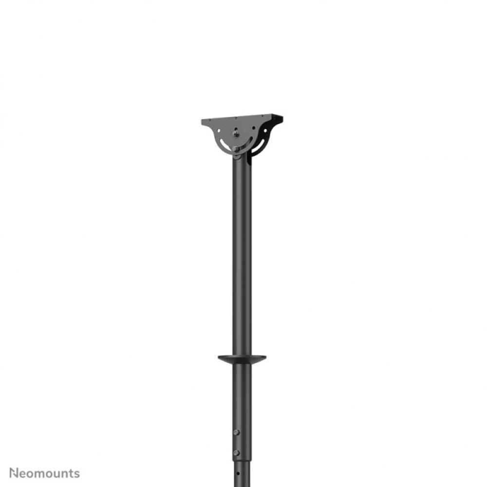 Neomounts - CL35-440BL16L Soporte de techo para monitor/TV 37-70" - alt. 106-156 cm