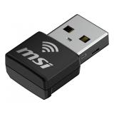 MSI - AX1800 Nano WiFi USB Adapter tarjeta y adaptador de interfaz USB 2.0