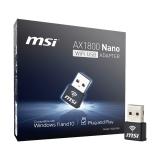MSI - AX1800 Nano WiFi USB Adapter tarjeta y adaptador de interfaz USB 2.0