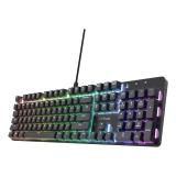 Trust - GXT 871 Zora teclado Juego USB QWERTY Español Negro