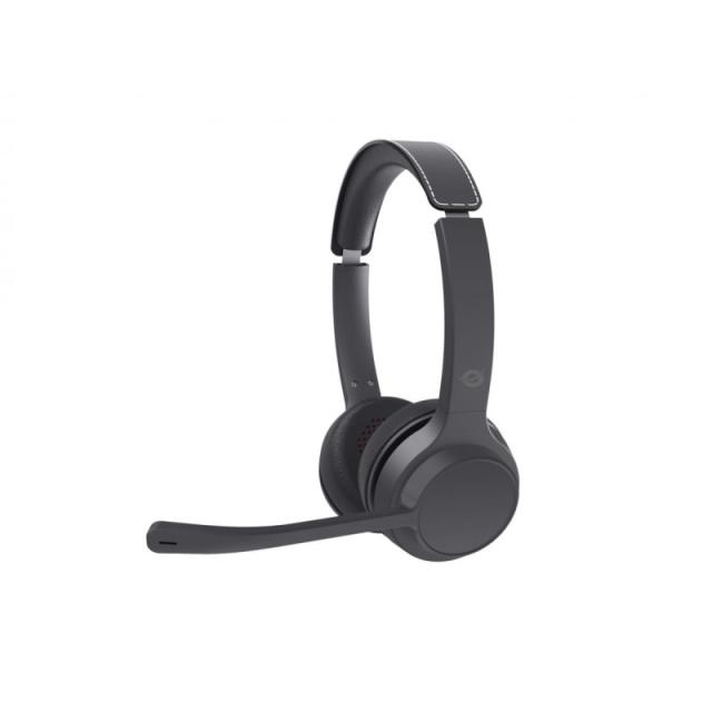 Conceptronic - POLONA04B auricular y casco Auriculares Inalámbrico y alámbrico Diadema Llamadas/Música USB Tipo C Bluetooth Negr