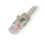 StarTech.com - Cable de Red Ethernet 15m UTP Patch Snagless Sin Enganches Cat5e Cat 5e RJ45 - Gris