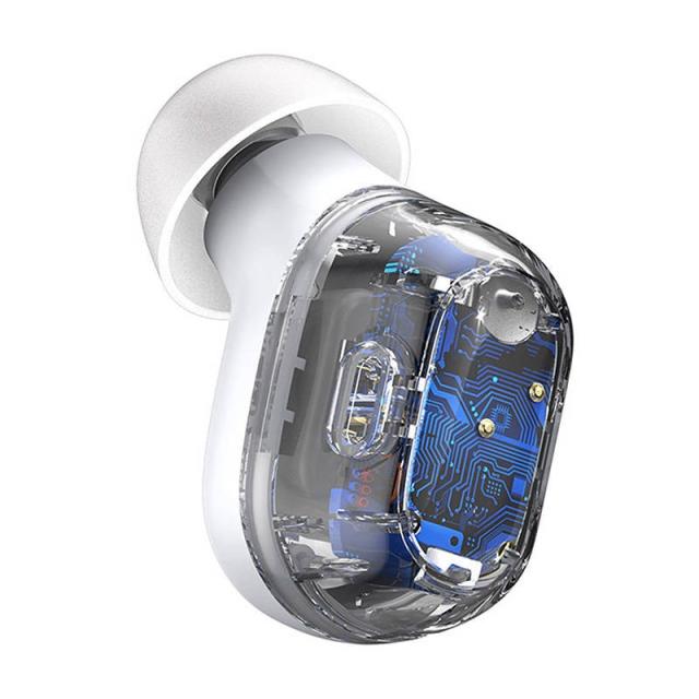 Baseus - WM01 Auriculares Inalámbrico Dentro de oído Llamadas/Música USB Tipo C Bluetooth Blanco