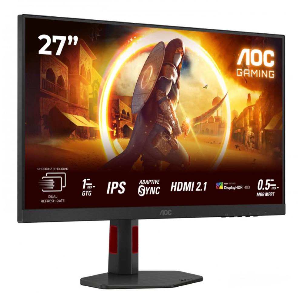 AOC - G4 U27G4R pantalla para PC 68,6 cm (27") 3840 x 2160 Pixeles 4K Ultra HD LED Negro, Rojo