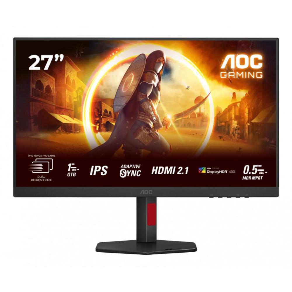 AOC - G4 U27G4R pantalla para PC 68,6 cm (27") 3840 x 2160 Pixeles 4K Ultra HD LED Negro, Rojo