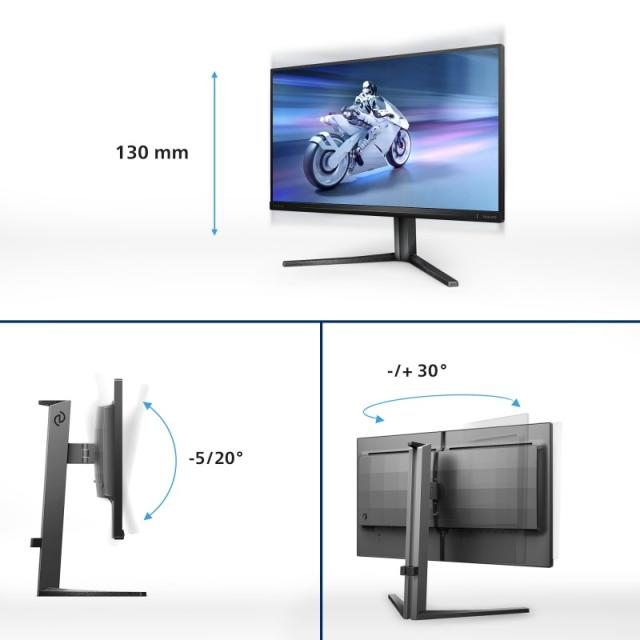 Philips - Evnia 5000 25M2N5200U/00 pantalla para PC 62,2 cm (24.5") 1920 x 1080 Pixeles Full HD LCD Gris