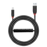 Lindy - 43227 cable USB USB 3.2 Gen 1 (3.1 Gen 1) 10 m USB A USB B Negro