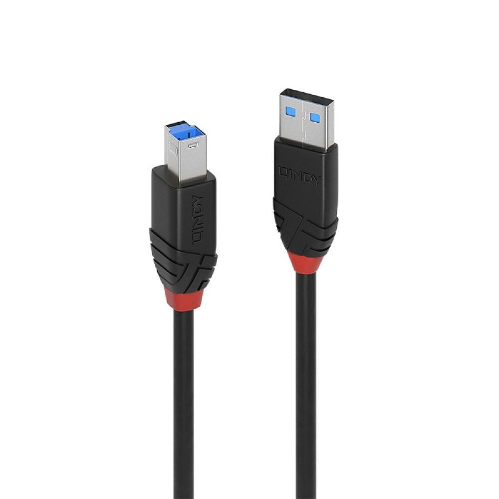 Lindy - 43227 cable USB USB 3.2 Gen 1 (3.1 Gen 1) 10 m USB A USB B Negro