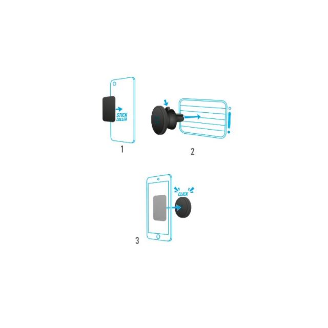 Mobilis - 044004 soporte Soporte pasivo Teléfono móvil/smartphone Negro