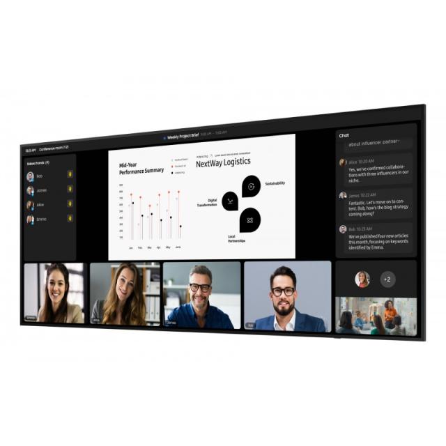 Samsung - QPDX-5K Pantalla plana para señalización digital 2,67 m (105") LCD Wifi 500 cd / m² 5K Ultra HD Negro Tizen 7.0 24/7