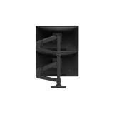 Ergotron - LX Series LX Dual Stacking Arm, Tall Pole, Matte Black 101,6 cm (40") Negro Escritorio