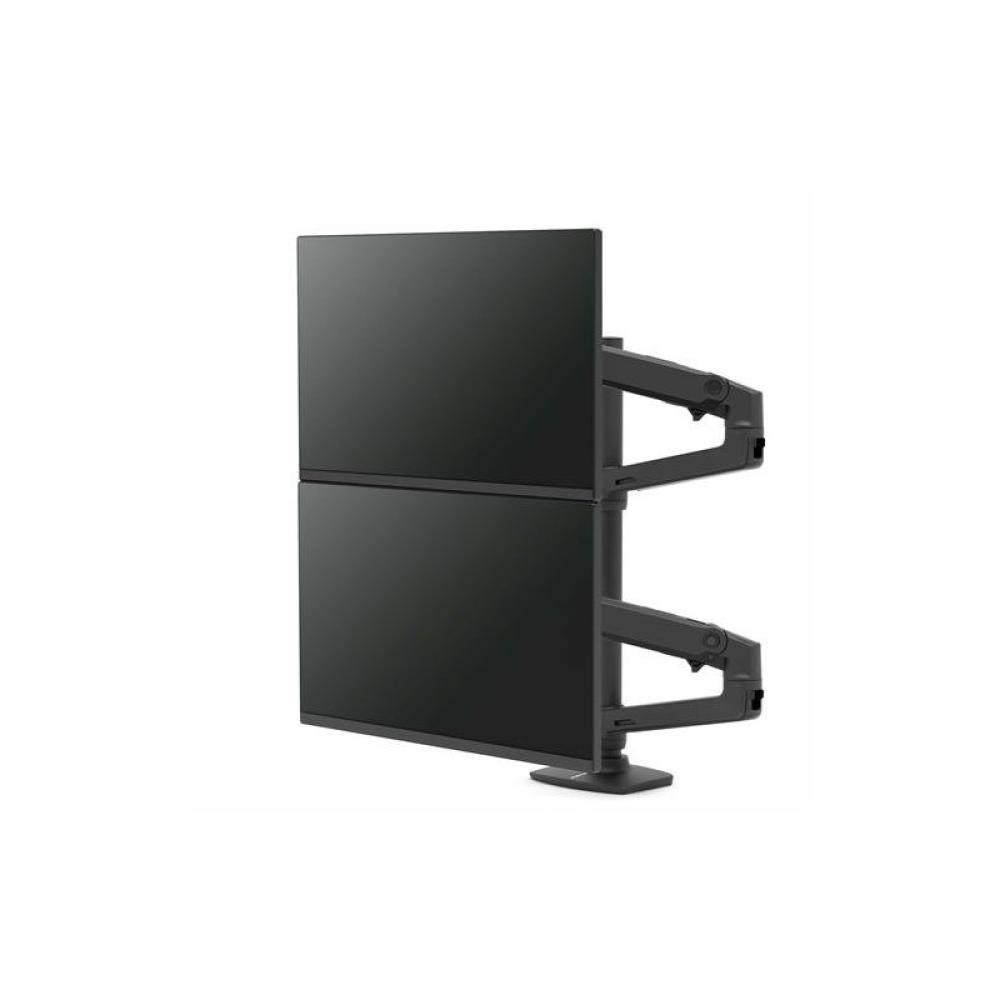 Ergotron - LX Series LX Dual Stacking Arm, Tall Pole, Matte Black 101,6 cm (40") Negro Escritorio
