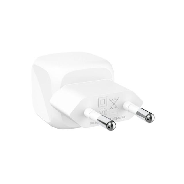 Belkin - WCA009kqWH Portátil, Smartphone, Tableta Blanco Corriente alterna Carga rápida Interior