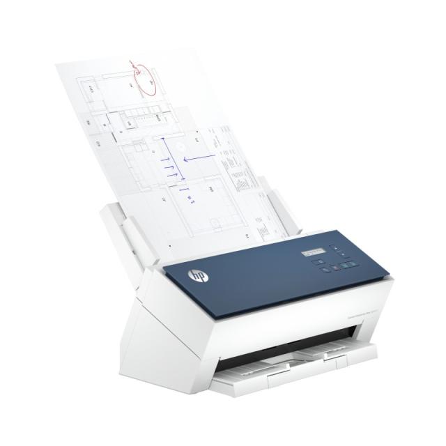 HP - ScanJet Enterprise Flow 9000 s1 Escáner alimentado con hojas 600 x 600 DPI A3 Azul, Blanco