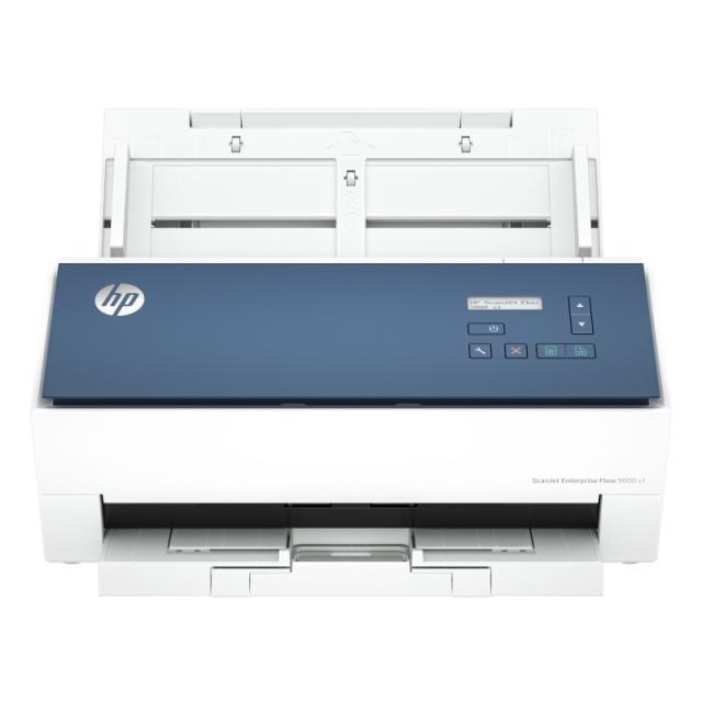 HP - ScanJet Enterprise Flow 9000 s1 Escáner alimentado con hojas 600 x 600 DPI A3 Azul, Blanco