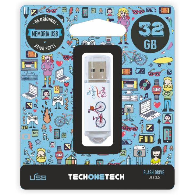 TECH ONE TECH - TEC4005-32 unidad flash USB 32 GB USB tipo A 2.0 Multicolor