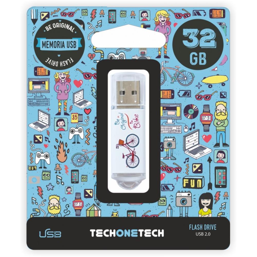 TECH ONE TECH - TEC4005-32 unidad flash USB 32 GB USB tipo A 2.0 Multicolor