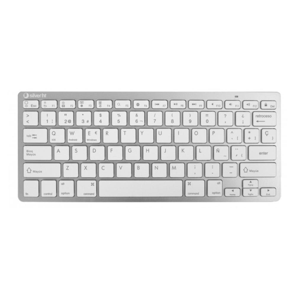 SilverHT - Teclado Inalámbrico Colors Edition - Blanco
