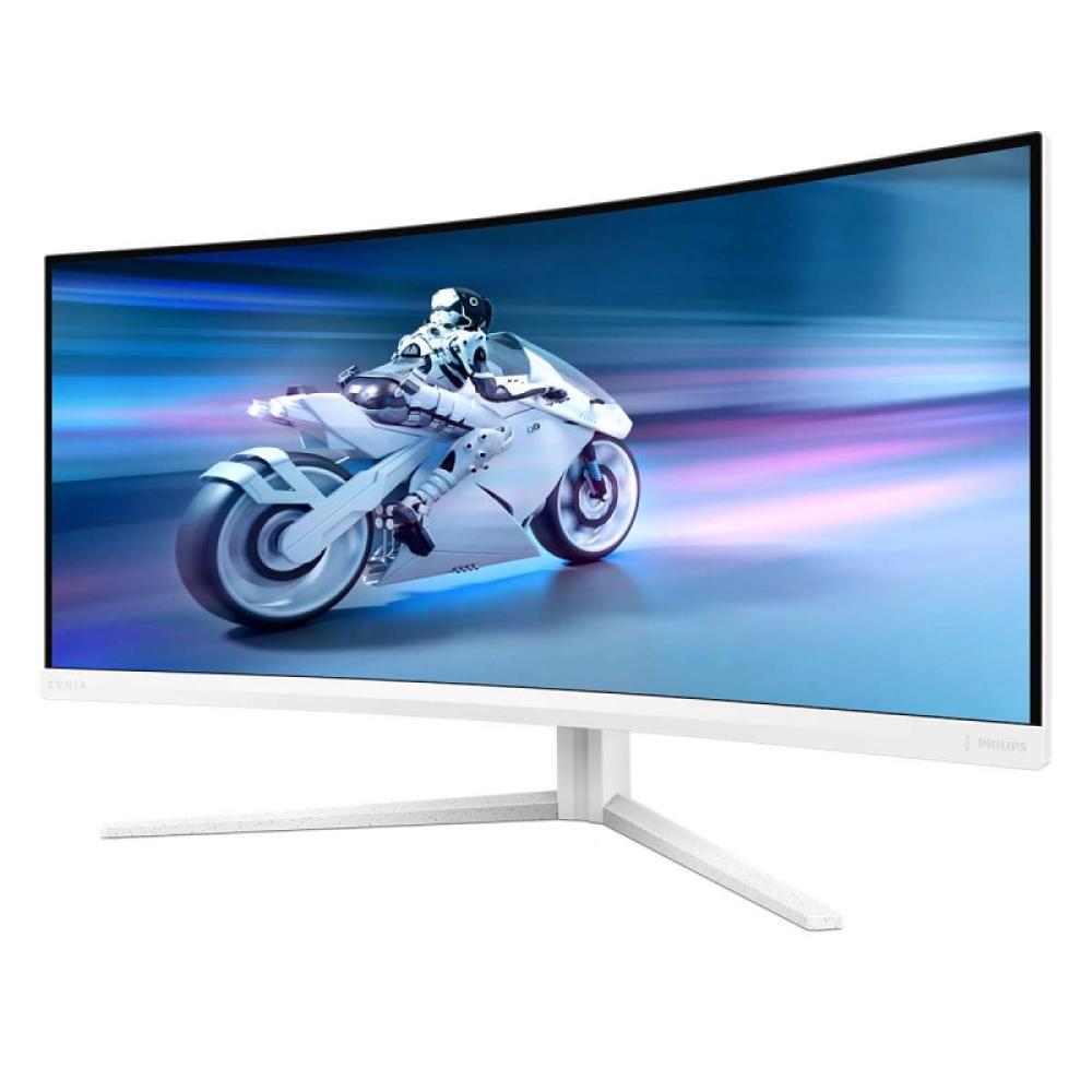 Philips - Evnia 5000 34M2C5501A/00 pantalla para PC 86,4 cm (34") 3440 x 1440 Pixeles Wide Quad HD LCD Blanco