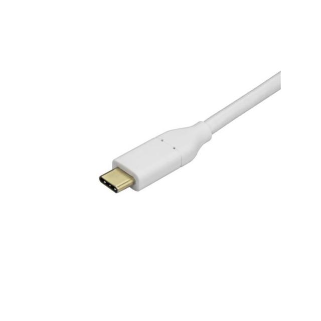 StarTech.com - Adaptador USB C a Mini DisplayPort - 4K 60Hz - Blanco - Adaptador USB 3.1 Tipo C a Mini DP - Versión Mejorada es