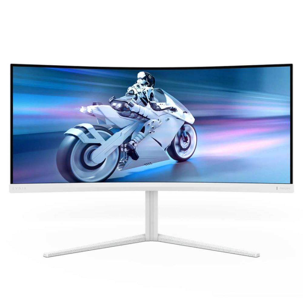 Philips - Evnia 5000 34M2C5501A/00 pantalla para PC 86,4 cm (34") 3440 x 1440 Pixeles Wide Quad HD LCD Blanco