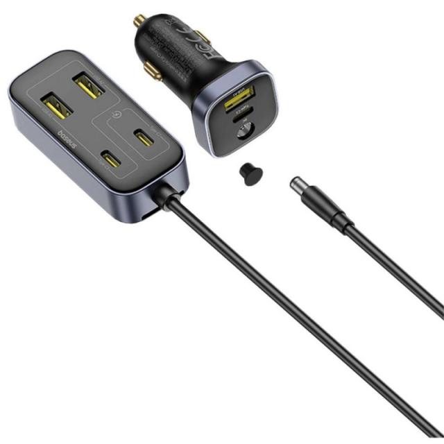 Baseus - BackseatPal L1 Universal Negro Encendedor de cigarrillos Auto