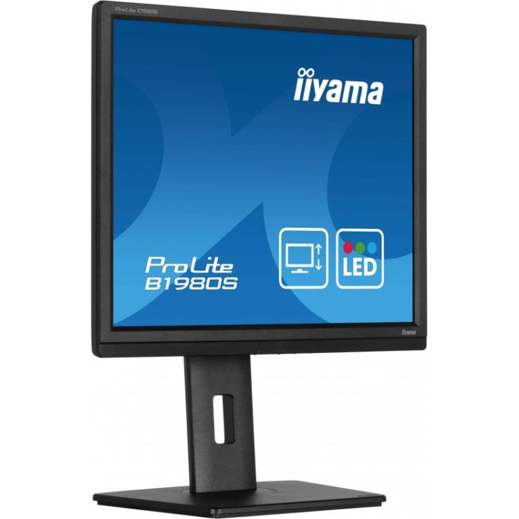 iiyama - ProLite B1980S-B1 pantalla para PC 48,3 cm (19") 1280 x 1024 Pixeles VGA LED Negro
