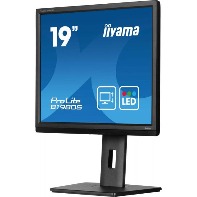 iiyama - ProLite B1980S-B1 pantalla para PC 48,3 cm (19") 1280 x 1024 Pixeles VGA LED Negro