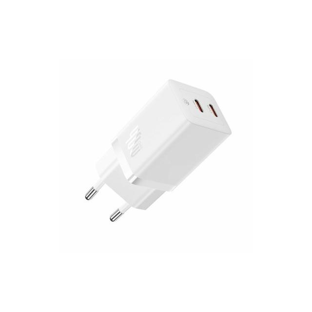 Baseus - GaN5 Pro 40W Universal Blanco Corriente alterna Carga rápida Interior