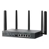 TP-Link - ER706WP-4G router inalámbrico Gigabit Ethernet Doble banda (2,4 GHz / 5 GHz) Negro